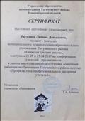 2017. Сертификат управления образования администрации Тогучинского района Новосибирской области педагогу-психологу за выступление на конференциях учителей-предметников в рамках августовских педагогических совещаний работников образования Тогучинского района по теме: "Профилактика профессионалного выгорания учителей" 2017. Сертификат управления образования администрации Тогучинского района Новосибирской области педагогу-психологу за выступление на конференциях учителей-предметников в рамках августовских педагогических совещаний работников образования Тогучинского района по теме: "Профилактика профессионалного выгорания учителей"