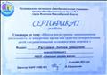 2016. Сертификат участника семинара "Школа после уроков: инновационная деятельность во внеурочное время как средство самореализации детей с ограниченными возможностями здоровья" 2016. Сертификат участника семинара "Школа после уроков: инновационная деятельность во внеурочное время как средство самореализации детей с ограниченными возможностями здоровья"