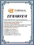 2015г. Грамота участника интернет-портала "Про школу". Публикация материала на сайте proshkolu.ru 2015г. Грамота участника интернет-портала "Про школу". Публикация материала на сайте proshkolu.ru